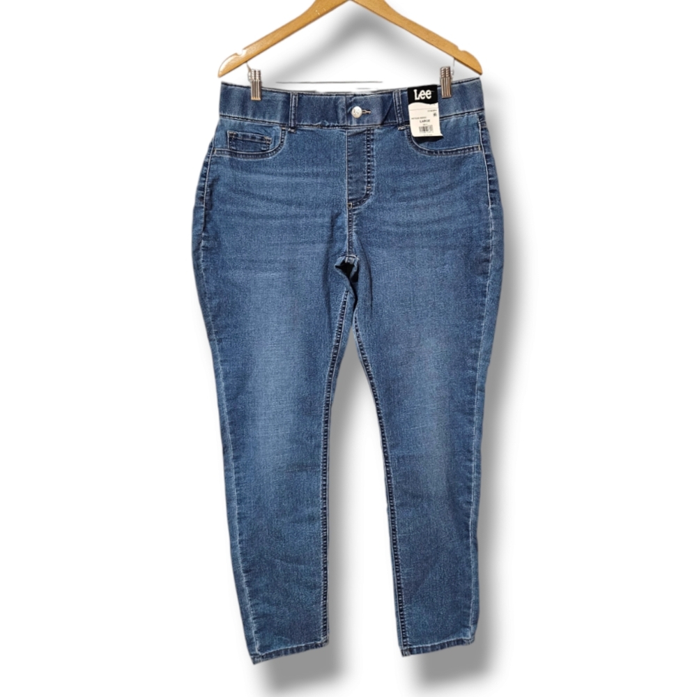 NWT Lee Stretch Denim Women's Jeggings Jeans Size L